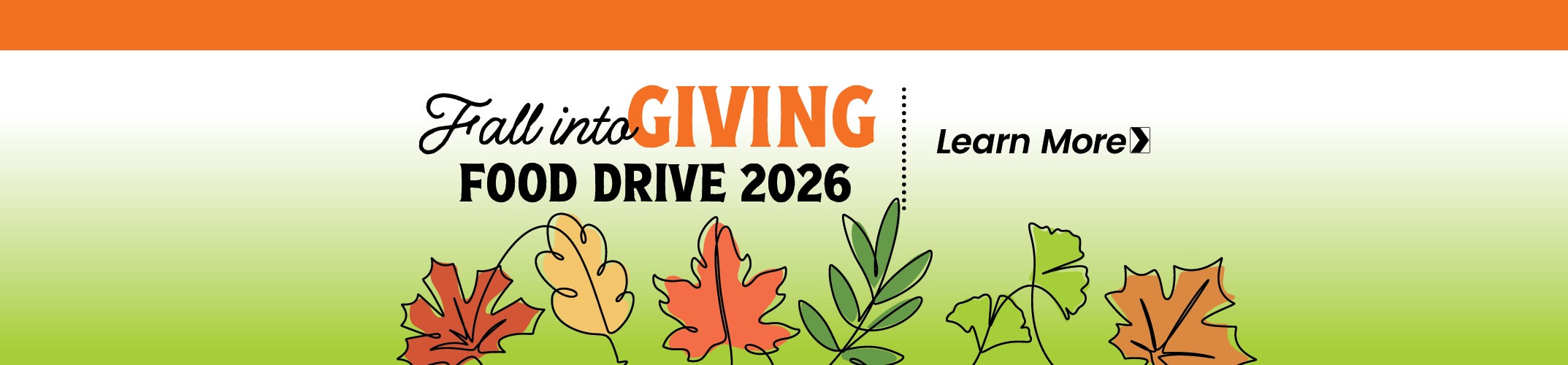 Food drive graphic