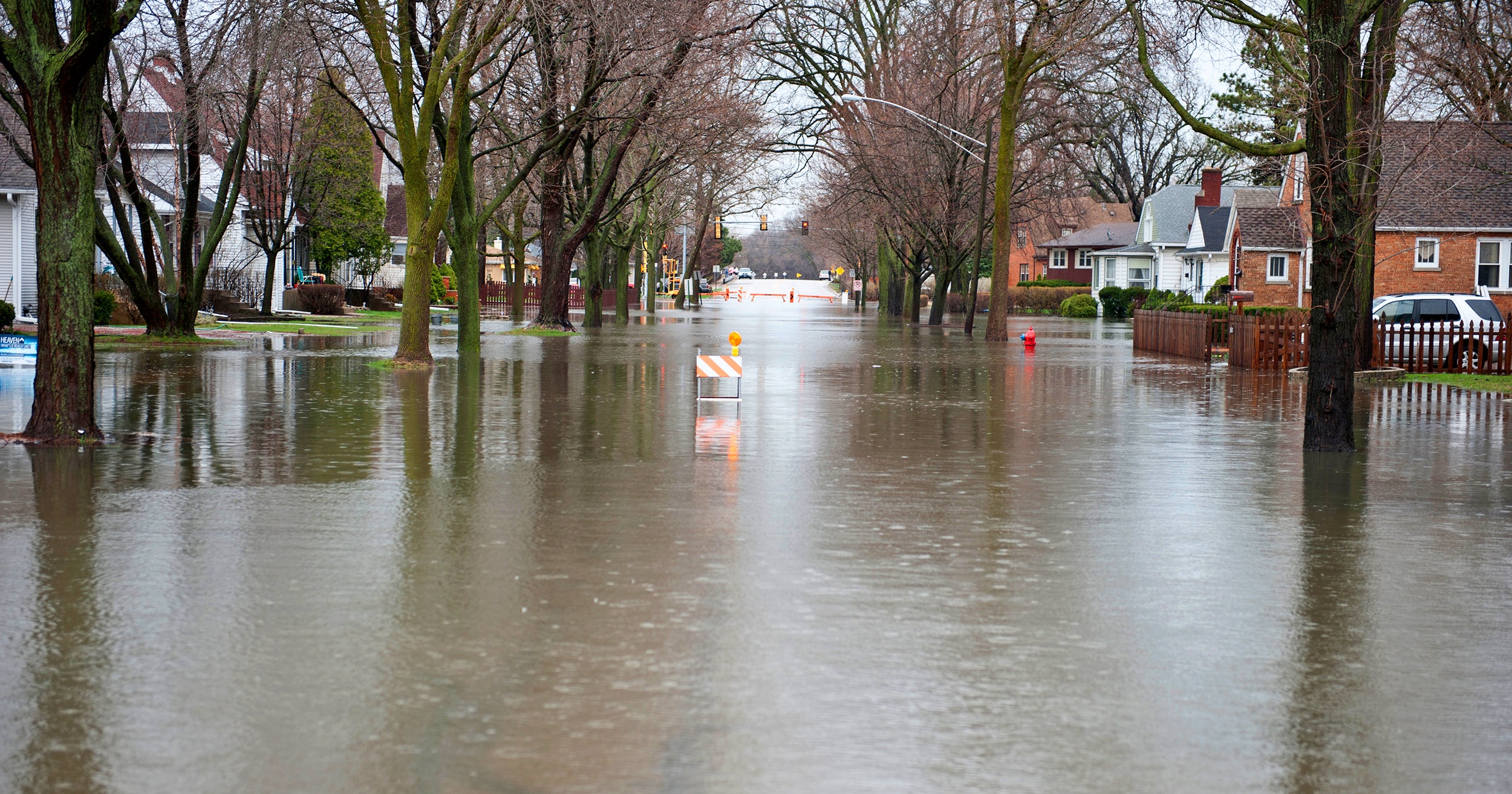flooded street